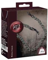 Nippelklammern mit Metallkette